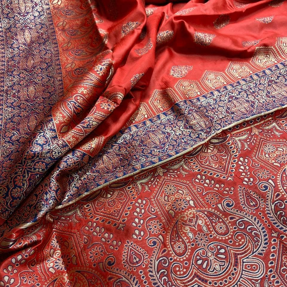 Soft Banarasi Silk Saree – Sakhi Creation