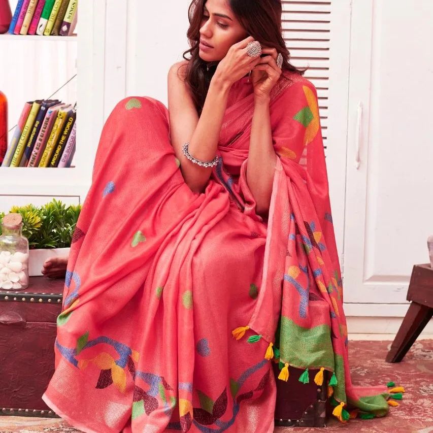 Handloom Linen Sarees Online | Shop Authentic Madhurya Collection –  madhurya.com