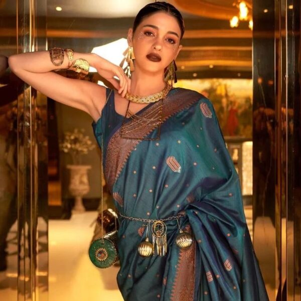 Banarasi Silk Blend Designer Saree